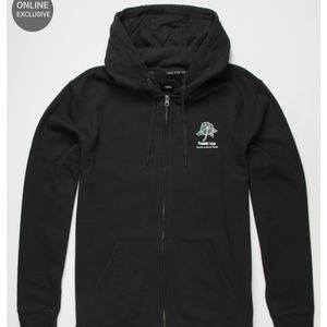 VANS Thank You Floral Mens Zip Hoodie